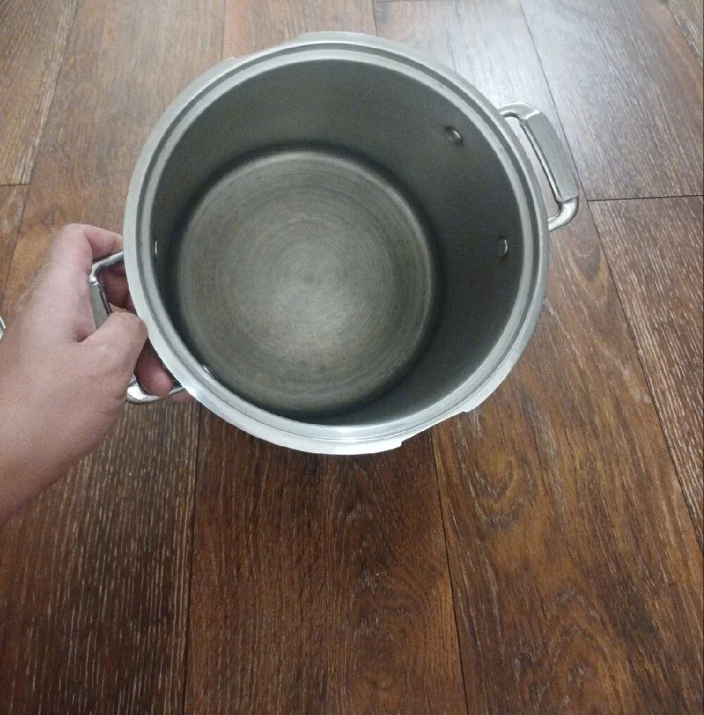 Tramontina Stainless Steel Stock Pot with Glass Lid - Silver
